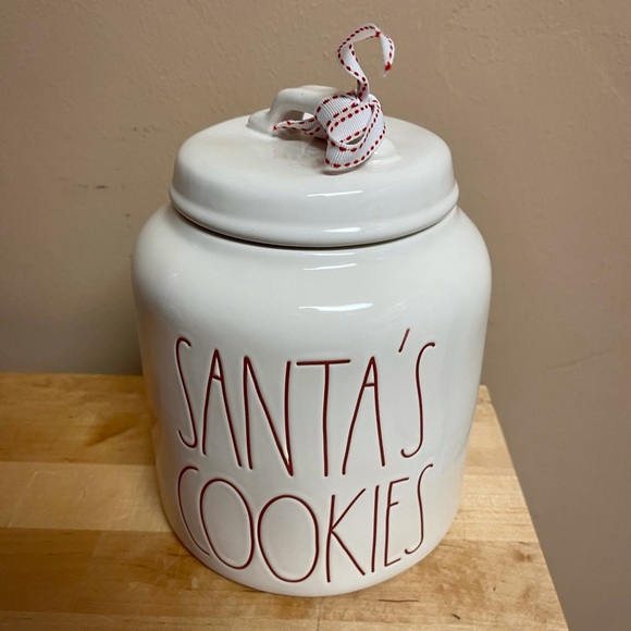 Rae Dunn Other - Rae Dunn Santa’s Cookies Canister